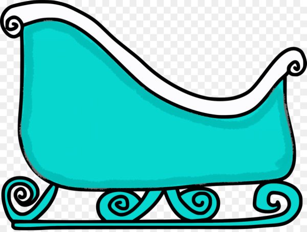 Санки раскраска