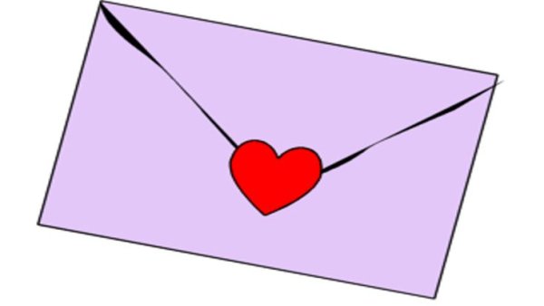 Конверт для письма мультяшный