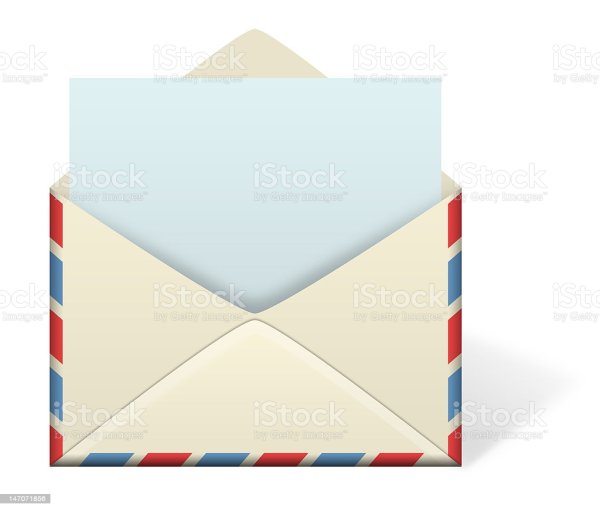 Открытый конверт