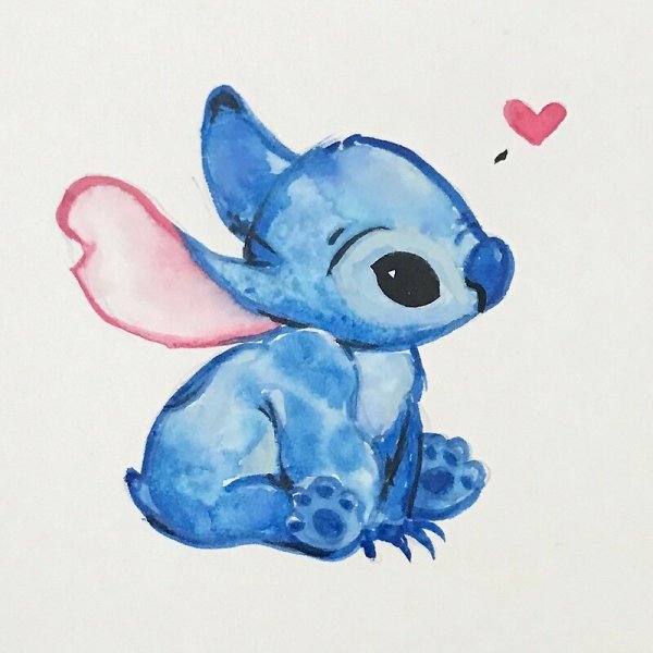 Стич акварелью для начинающих