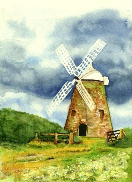 Писсарро ветряная мельница