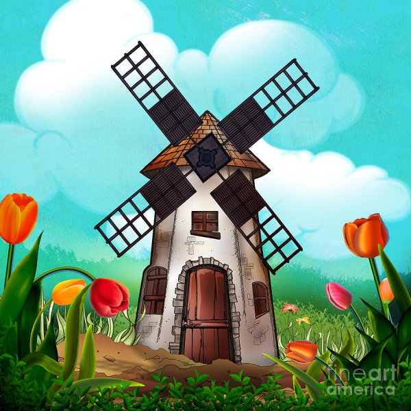 Сказочные Ветряные мельницы