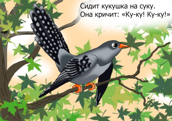Стишок про кукушку для детей