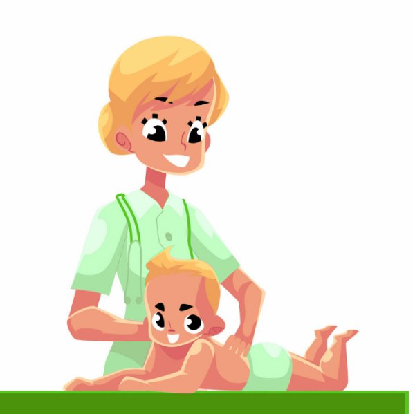 Массаж детям рисунки