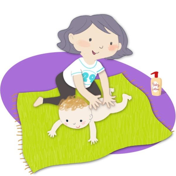 Детский массажист рисунок