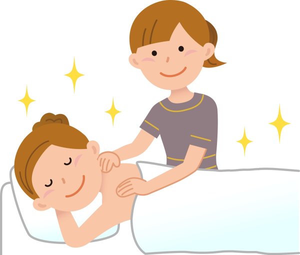 Массажист иллюстрация