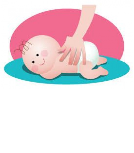 Детский массажист вектор