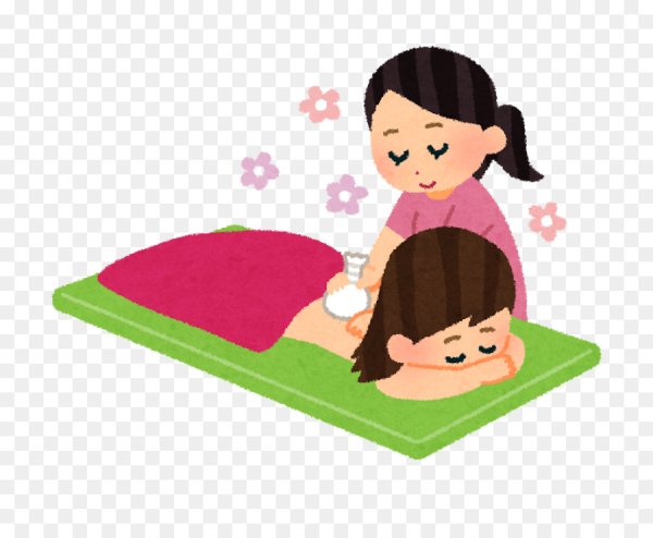 Тайский массаж иллюстрация