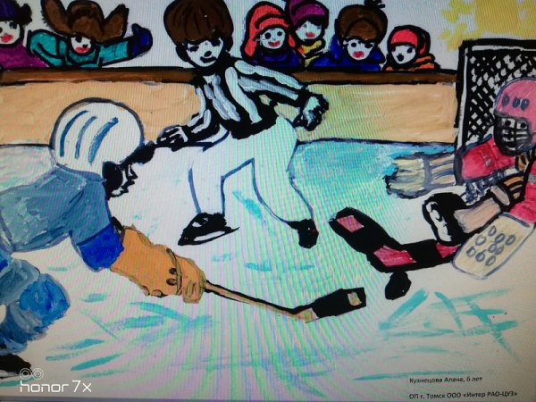 Иллюстрации на тему хоккей