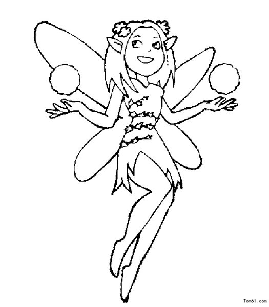 Эльф раскраска для детей