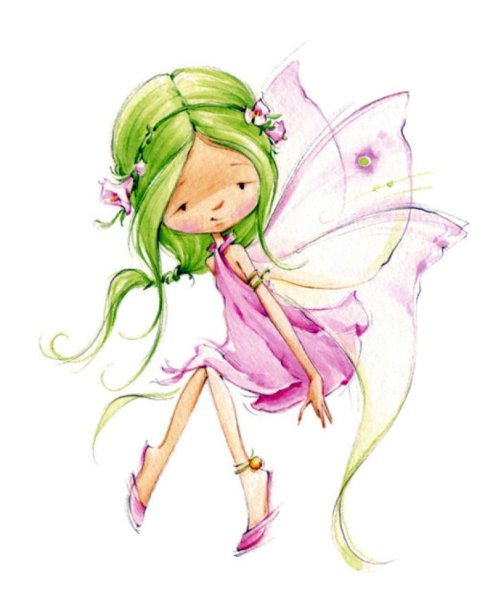 Фея с палочкой раскраска