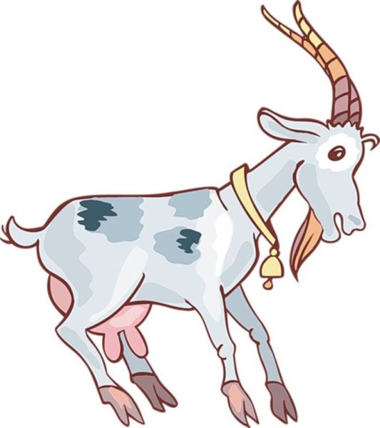 Изображение козы для детей