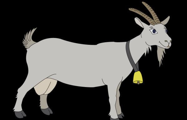 Коза рисунок для детей