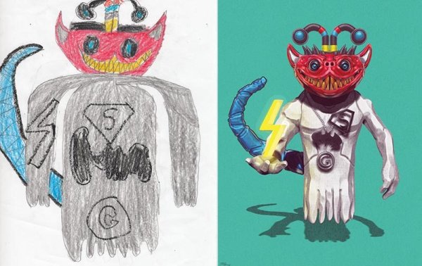 Детские рисунки монстров