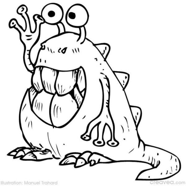 Детские рисунки монстров