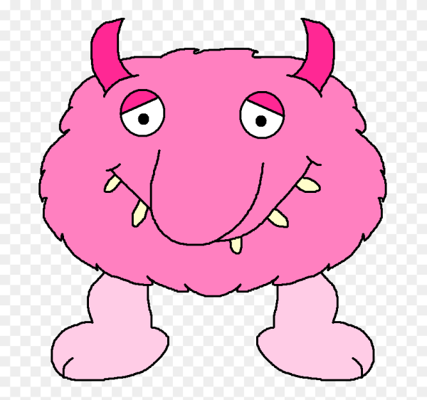 Чудовище мультяшное