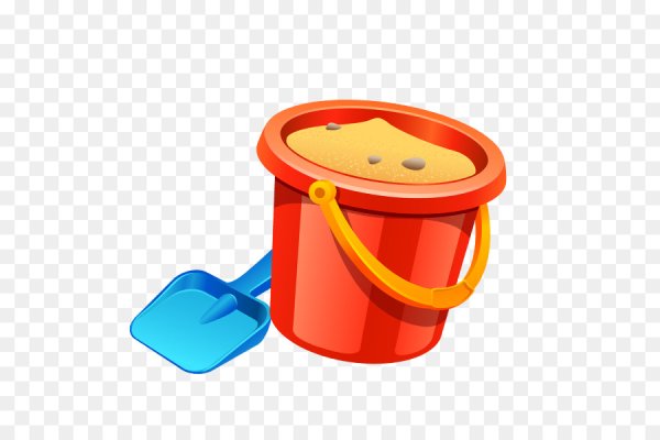 Ведро мультяшное