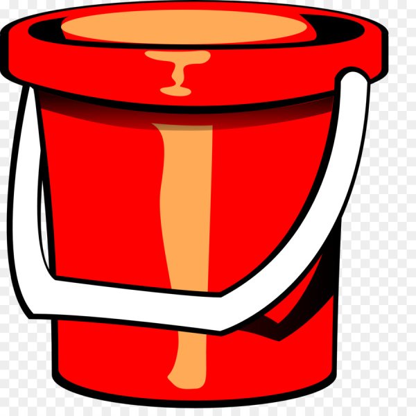 Ведро раскраска для детей