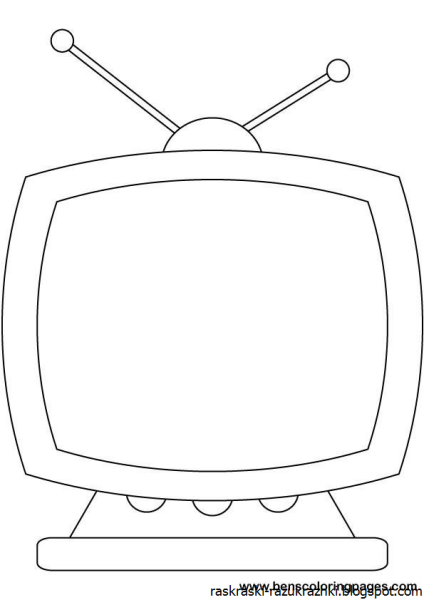 Изображение телевизора для детей