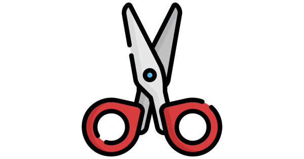 Ножницы раскраска
