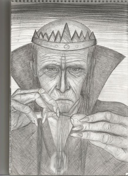 Кощей Бессмертный раскраска