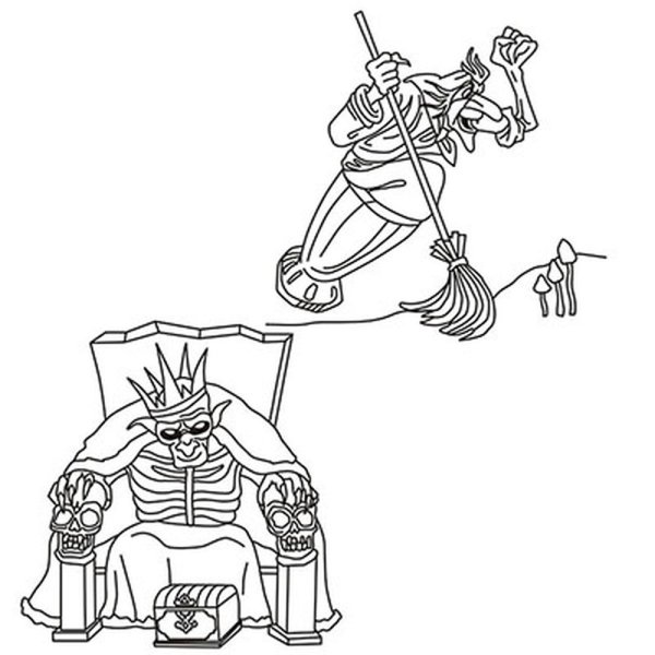 Кощей Бессмертный рисунок пошагово