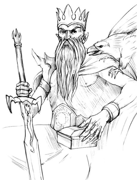 Кощей раскраска