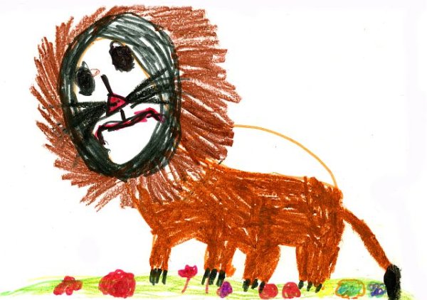 Корявый детский рисунок