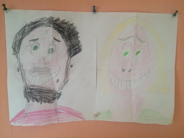 Ужасные детские рисунки