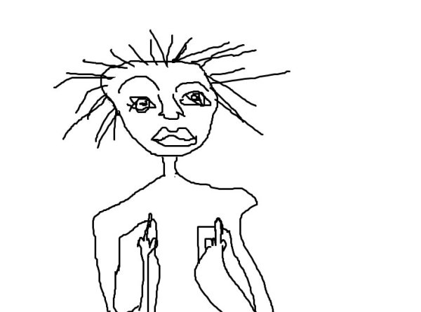 Корявые рисунки людей