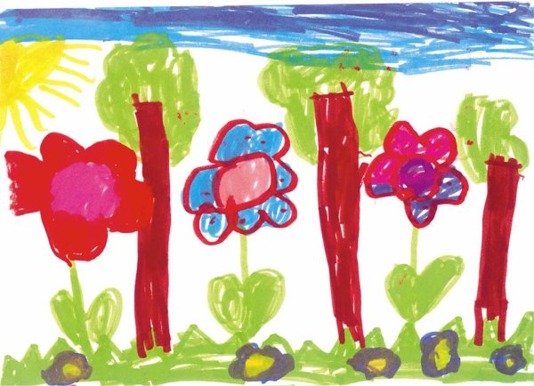 Рисунки обычные детские