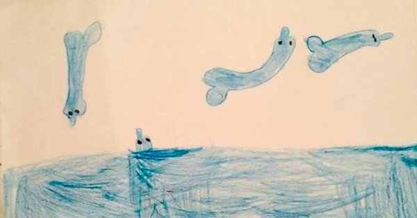 Детский рисунок члена