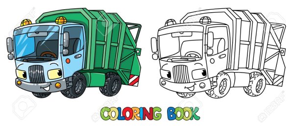 Мусоровоз с глазками