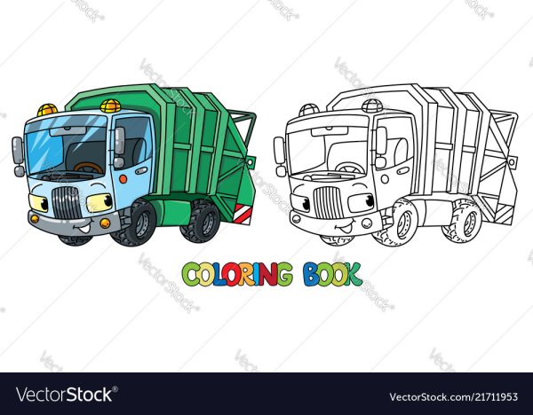 Мусоровоз для рисования