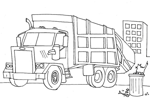 Грузовик рисунок