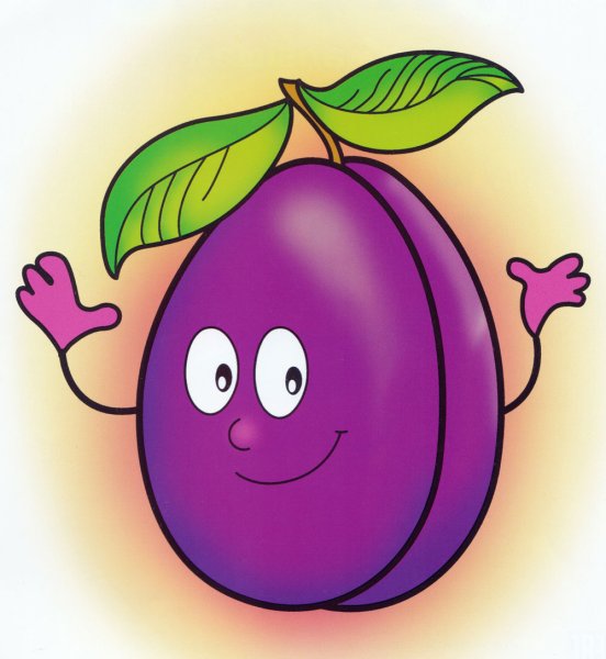 Фрукты с глазками для детей