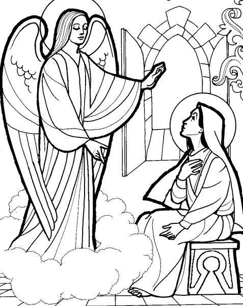 Детские христианские раскраски