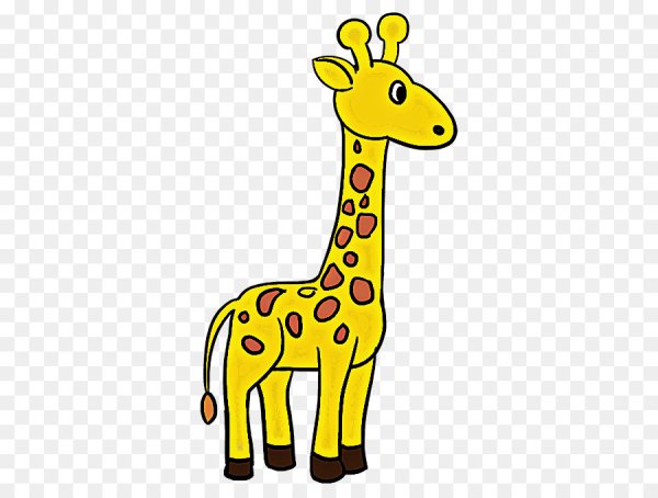 Рисунок жирафа для детей