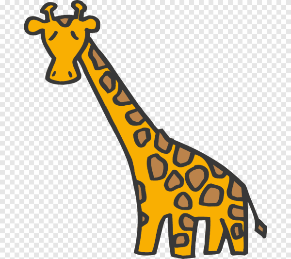 Жирафы мультяшные