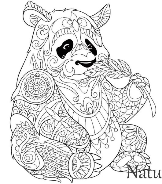 Мандала животных для раскрашивания