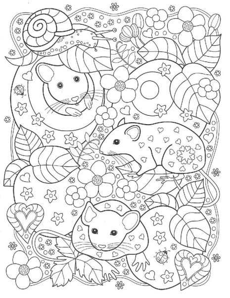 Раскраски антистресс дляетей