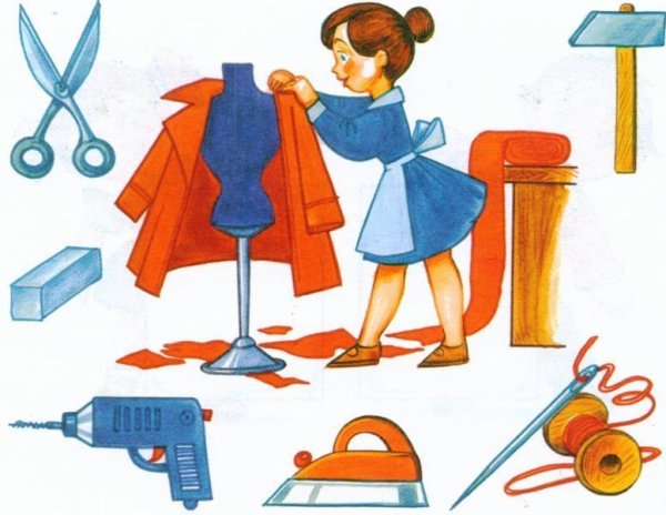 Профессия портниха для детей