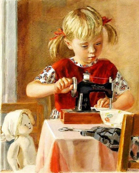Алексей Пахомов художник маленькая швея