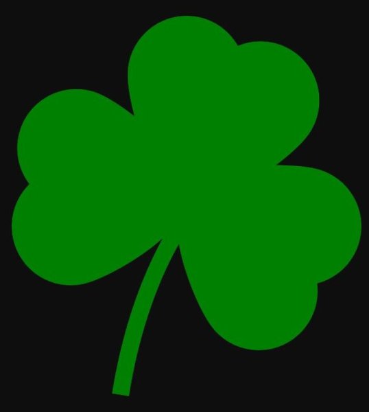 Клевер розовый листья