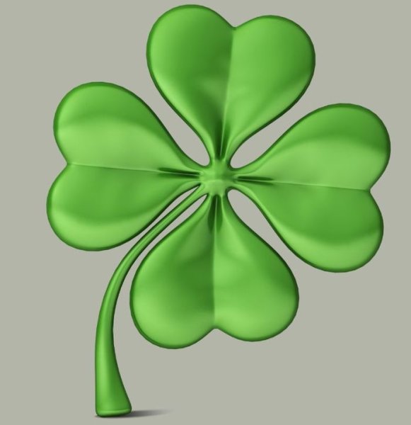 Нарисовать лист клевера