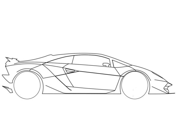 Машины для рисования Ламборгини