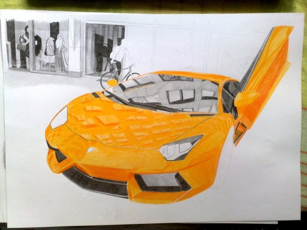 Ферруччо Ламборгини рисунок
