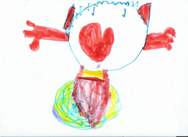 Монстр детский рисунок