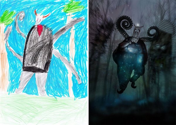 Странные детские рисунки