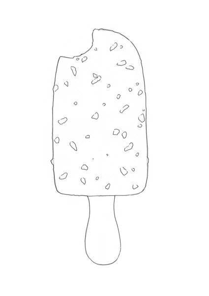 Эскимо раскраска